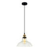 Lampa wisząca Hubert kol. czarny, złoty (MDM-2381/1) Italux - żyrandol