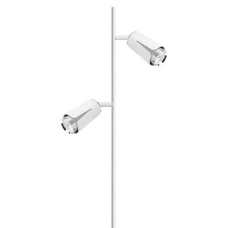 FLOWER WHITE CHROME LAMPA PODŁOGOWA 1xGU10 (ML0277) - Milagro
