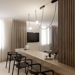 CEILING LED LIGHT 18W 3000K ALUMINIUM BLACK (22249 Zambelis) - Zambelis