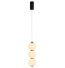 Lampa wisząca PERLA LED czarna 12 cm (ST-CP231222-3L black) - Step into Design