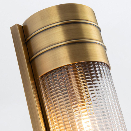 Kinkiet Willard - 2 źródła światła - Vintage mosiądz (QN-WILLARD-2WB-VBS-PG) - Quintiesse