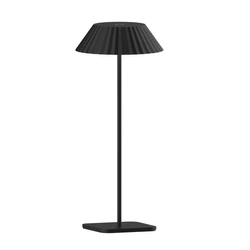 LAMPA STOŁOWA ZEWNĘTRZNA MAXLIGHT T0066 MUFFIN CZARNA IP44