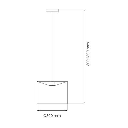 Lampa wisząca MORGAN 1xE27 (ML1800) - Milagro