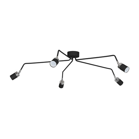 Lampa sufitowa JOKER BLACK 5xGU10 (MLP1341) - Milagro