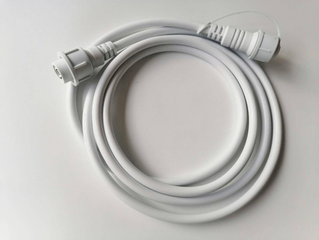 Kabel zasilający/przedłużacz BIAŁY do GIRILANDY 2m (EKO7558) - Eko-Light