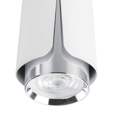 Lampa sufitowa FLOWER WHITE CHROME DOWNLIGHT 1xGU10 (ML0270) - Milagro