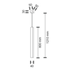 Lampa wisząca DOHA (czarny) (5701) - Shilo