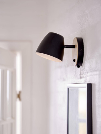 Lampa ścienna THEO Nordlux GU10 35W Metal Czarny