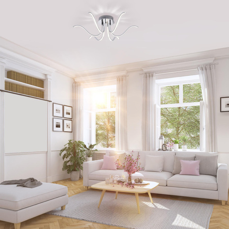 VALERIE LAMPA SUFITOWA CHROM (15342-17) - Paul Neuhaus