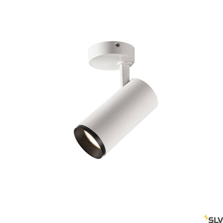 NUMINOS® SPOT PHASE M, wewnętrzna oprawa sufitowa natynkowa LED, biała/czarna 4000 K 36° (1004215) - SLV