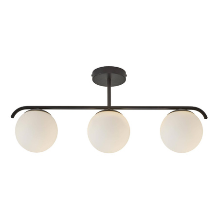 Lampa wisząca GRANT Nordlux E14 25W Szkło Czarny