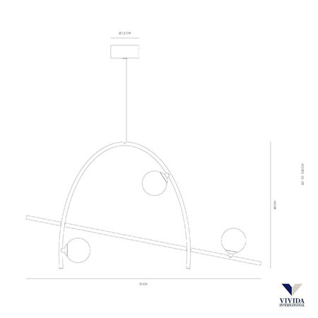 Lampa Wisząca FREEDOM (0058.30) - Vivida
