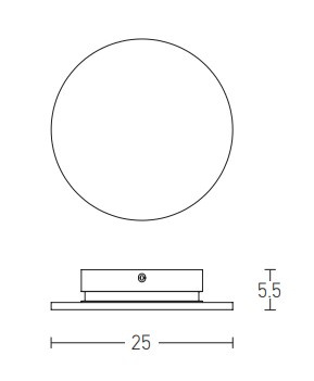 WALL LAMP LED 9.2W 3000K (20272 Zambelis) - Zambelis
