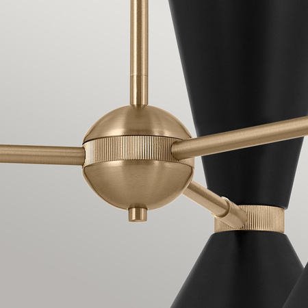 Żyrandol Phix - 6 źródeł światła - Szampański brąz (KL-PHIX-3-CBB) - Elstead Lighting