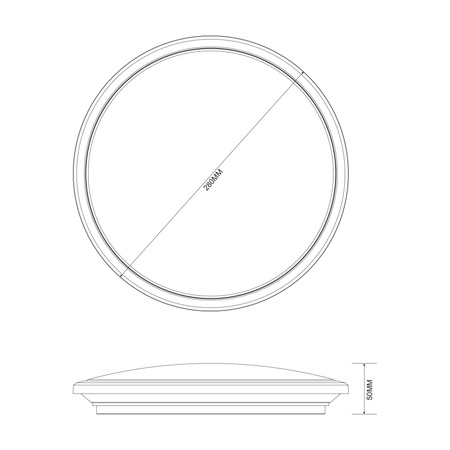 Plafon okrągły MOREN LAMPA CHROME (MS70224V-CH) - Zuma Line