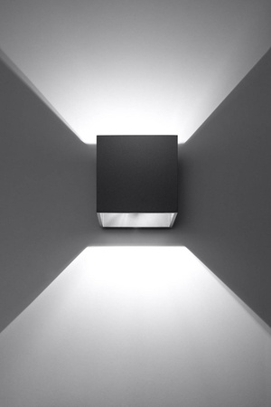 Kinkiet QUAD 1 czarny (SL.0057) - Sollux