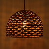 Lampa wisząca Boho ażurowa Hiacynt wodny 38x38x28cm (55873-017) - DIJK