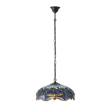 Lampa Wisząca Dragonfly blue (64080) Tiffany