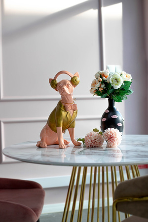 RICHMOND dekoracja DOG CHIHUAHUA  różowy (-AD-0029) - Richmond Interiors