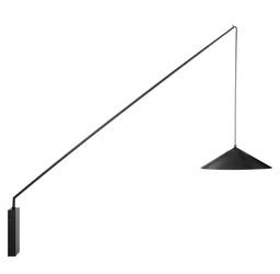Lampa ścienna SWING czarna 151 cm (DI-AR-052-PT black) - Step into Design