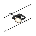 System linkowy spot MacII max1x10W GU5,3 Czarny mat/Chrom 12V DC 60VA twszt/metal (PL94435) - Paulmann