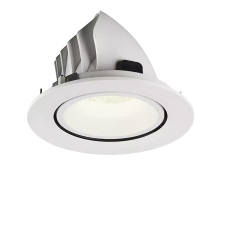 NUMINOS® GIMBLE L, oprawa sufitowa wpuszczana biała 2700 K 40° (1005988) - SLV