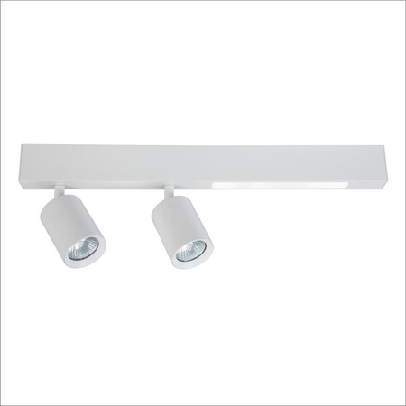 Lampa Sufitowa Magnet 9W+2xGU10 3000/4000K Biały (ML1133) - Milagro