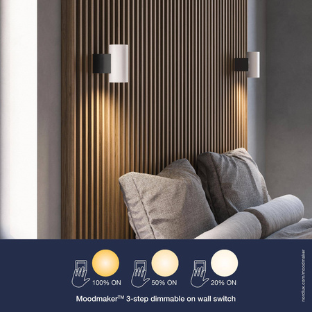 Lampa ścienna CURTIZ Nordlux LED  Aluminium Czarny mat