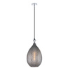 PENDANT LIGHT 1XE27 GLASS SMOKE GRAY (1986 Zambelis) - Zambelis