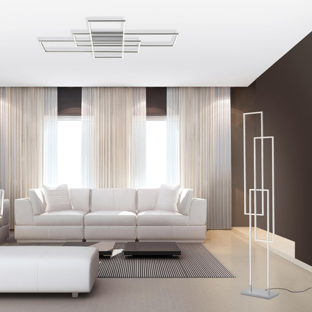 Q-INIGO LAMPA SUFITOWA STALOWY (8195-55) - Paul Neuhaus