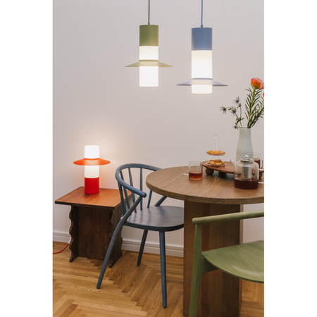CAPONIO A niebieska sufitowa lampa wisząca (CPA199P0) - Ummo