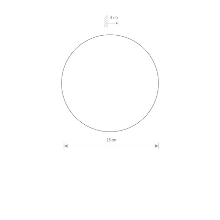 Kinkiet RING LED S (10315) - Nowodvorski