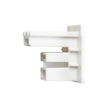 Zasilanie + Zaślepka Do Szynoprzewodu Biały 3-Obwodowy (ML2140) - Milagro