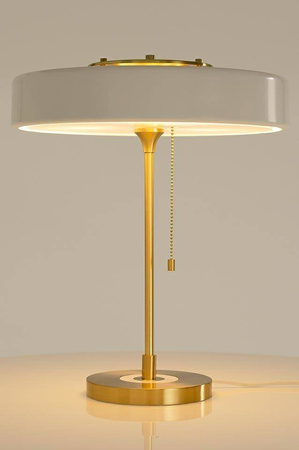 Lampa biurkowa ARTE biało-złota (MT21409-3-350) - King Home