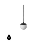 KUUL F czarna sufitowa lampa wisząca z podwyższoną szczelnością IP44 (KLF122PS0) - Ummo