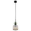SOPHIA GREEN COGNAC LAMPA WISZĄCA 1XE14 (11144) - TK Lighting