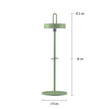 Lampa stołowa zewnętrzna AMAG GREEN IP44 (19310-43) - Paul Neuhaus