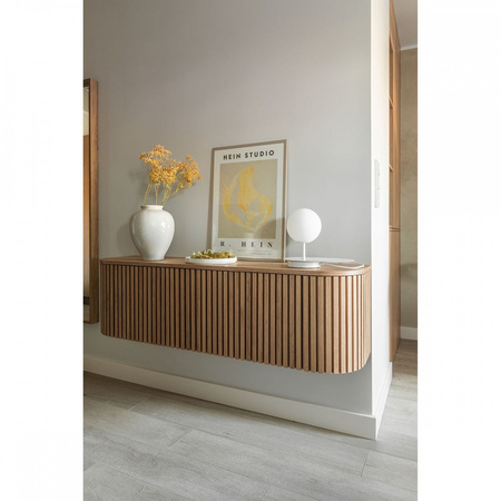 HANEA ST biała lampa stołowa z półką (HAS111P1) - Ummo