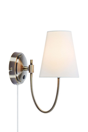 AMAR Wall Offwhite/Antique Brass (108908) Markslojd
