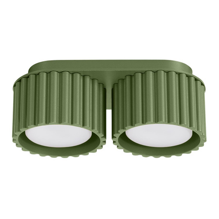 Plafon AURA 2 zielony oliwkowy Gx53 (SL.1798) - Sollux Lighting