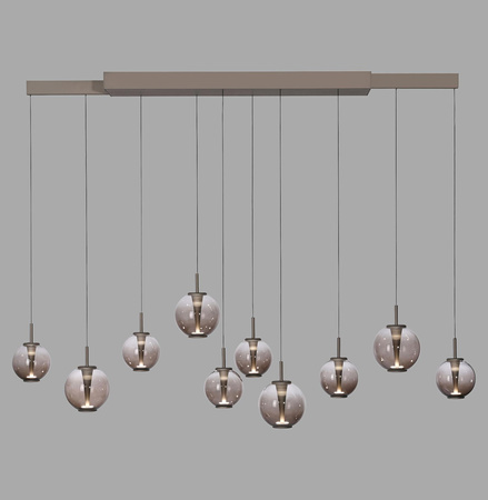 Lampa z płynną regulacją wysokości i szerokości PURE E-INFINITY BRĄZOWY (2221-97) - Paul Neuhaus