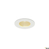 PATTA-I, lampa wpuszczana, LED, 3000K, okrągła, biała matowa, 38°, z zasilaczem (114421) - SLV