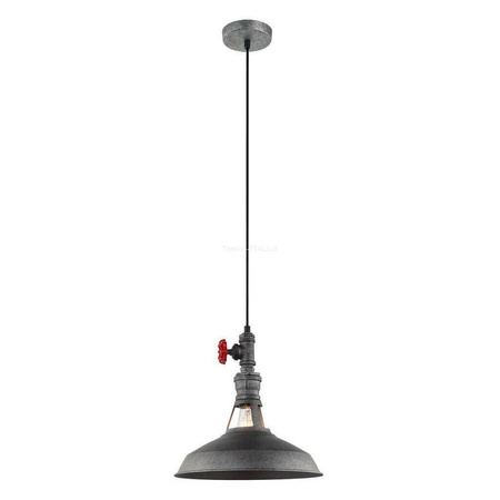 Lampa wisząca Garibaldo  (MDM-2781/1 GR+BK) Italux - żyrandol