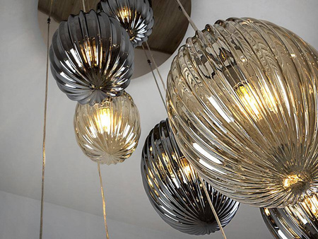 Ovila lampa wisząca 9L (752367D) - Schuller