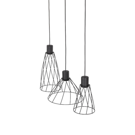Lampa wisząca MODESTO BLACK 3 listwa (10149) - TK Lighting