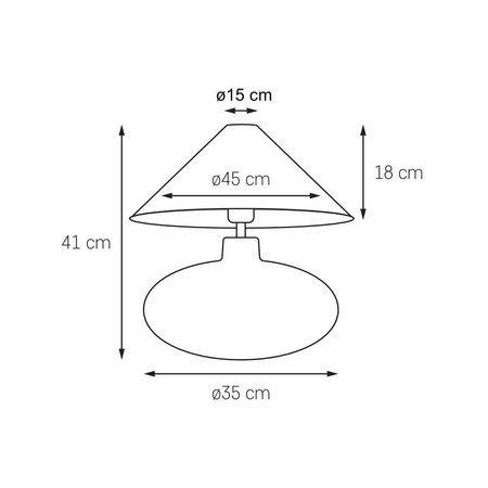 Lampa stojąca SAWA NATUR kolor jasny dąb (41136119) - KASPA