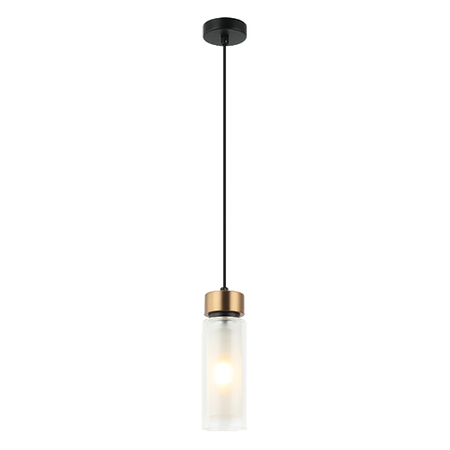 PENTANT LIGHT E14 SANDY BLACK ANTIQUE BRASS (22137 Zambelis) - Zambelis