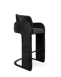 MaMaison krzesło barowe BORA czarne (MM001501100354) - MaMaison