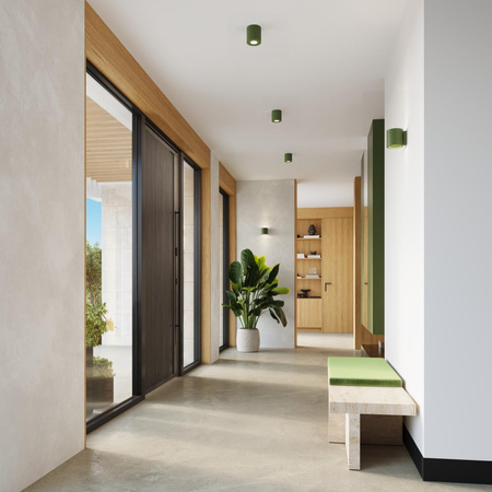 Kinkiet ORBIS beton zielona oliwka (SL.1839) - Sollux Lighting