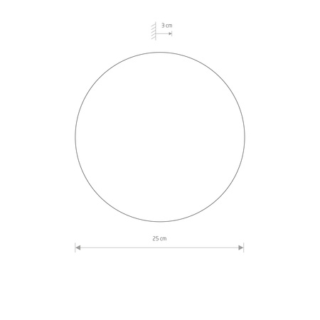 Kinkiet RING LED M (10352) - Nowodvorski